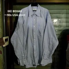 IKE BEHARアイクベーハー/～90s USA製 長袖 シャツ