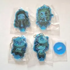 鬼滅の刃 伊之助 煉獄 禰豆子 ここみえ アクリルスタンド ストラップ ガチャ