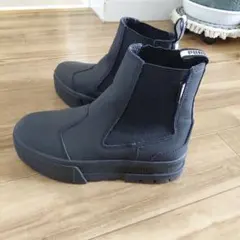 PUMA サイドゴアブーツ 382829-01 ブラック 22.5cm - メルカリ