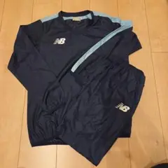 New Balance ピステ上下 150 ネイビー/ライトブルー