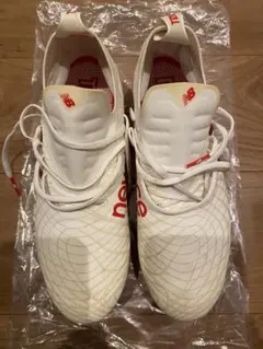 New Balance サッカースパイク ホワイト レッド