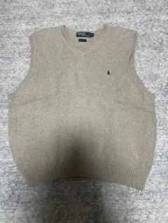 ラルフローレン ベスト グレー