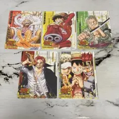 週刊少年ジャンプ 55周年記念コレクションカード ワンピース 全6種