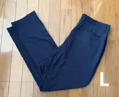 ネイビー スラックス　メンズ　Lサイズ