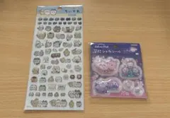 ちいかわ　シール2種類　ぷっくりあしーる（ピンチ）　ぷにシャカシール