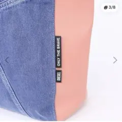 DIESEL ディーゼルショルダー2Way切替本革デニム トートバッグ