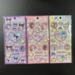 サンリオ キラキラジュエルシール 3種セットのサムネイル