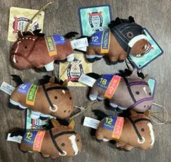 新品　サラブレッドコレクション ぬいぐるみ 6個　アーモンドアイ　競馬　JRA