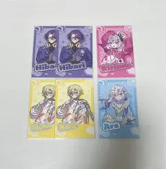 にじさんじデコラチェキ風カード 渡会雲雀 アルスアルマル 卯月コウ 魔界のりりむ