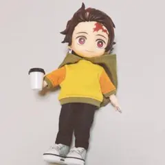 【ドール用 パーカーコーデ MIX】オビツ11 ねんどろいど ピコドー9 推し活