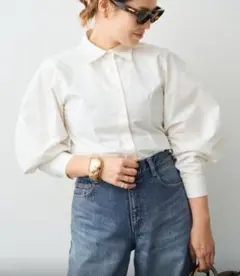 美品】AKIKI arimatsu blouse white - メルカリ