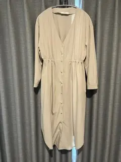 AVAN LILY ベージュ シャツワンピース FREEサイズ