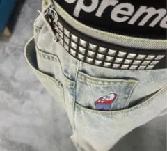 黒 スタッツベルト y2k sk8 スケーター bigboy supreme