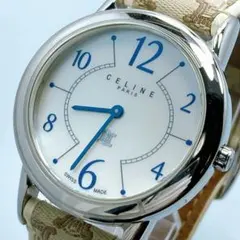 【稼働/腕周り21cm】CELINE メンズ 腕時計 青針 マカダム 純正ベルト 2026年最新】CELINE メンズ 腕時計(アナログ)の人気アイテム - メルカリ