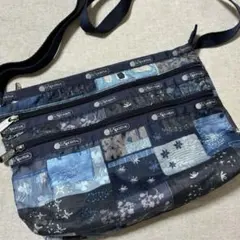 レスポートサック パッチワーク柄　ショルダーバッグ スリージップ