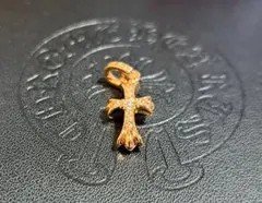 CHROME HEARTS/CHクロス ベビーファットチャーム パヴェ 22K