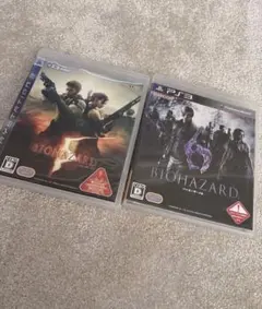 バイオハザード5&6 PS3パッケージ版セット　バイオハザード6