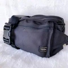 極美品 PORTER ポーター HEAT ヒート ウエストバッグ ブラック