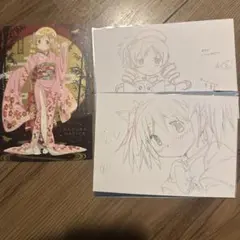 魔法少女まどか☆マギカ 限定特典 原画カード 巴マミ　まとか