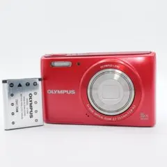 美品・返品保証】オリンパス OLYMPUS VG-120 レッド - メルカリ