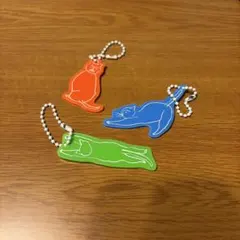 オルネドフォイユ　猫アクリルキーホルダー　3点セット