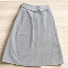 【美品】BEAMS HEART ビームス ストライプ　Aライン　スカート