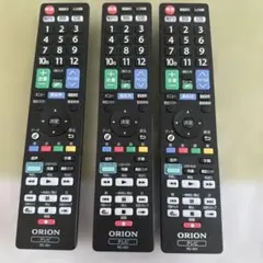 ORION テレビ用リモコン RC-001 本体　3個セットのサムネイル