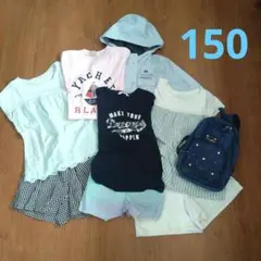女の子 春夏 150 パンツスタイル w/ショルダーバッグ まとめ売り
