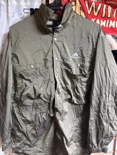 adidas ナイロンジャケット JMサイズ オリーブ