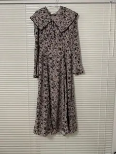 [スナイデル] ビッグカラーコルセットワンピ