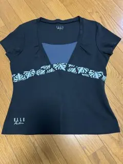 新品　未使用　ELLE Active 半袖スポーツ Tシャツ ブラック Lのサムネイル