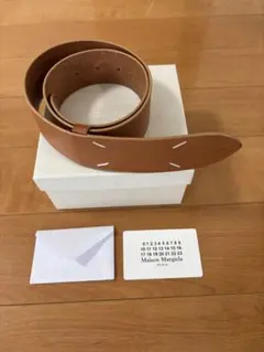 Maison Margiela ブラウンレザーベルトのサムネイル