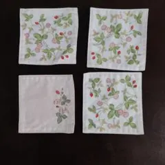 ウェッジウッド　ワイルドストロベリー　コースター　4枚