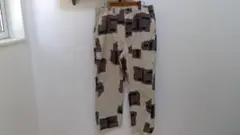 チノパン　INHERIT インヘリット 迷彩　カモフラ　ワイド　パンツ