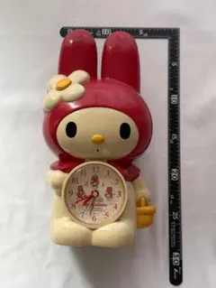年代物　マイメロディ　おしゃべり目覚まし時計　サンリオ1998 MYMELODY