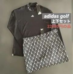 新品　アディダス　 ゴルフ　モックネック　スカート　セットアップ　M 新品 Lサイズ アディダスゴルフ モックネック スカート セットアップ