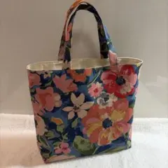 訳あり品ハンドメイド　キャンバストートバッグ　Cath Kidston 生地使用