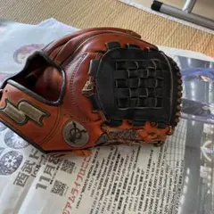 SSK 硬式用 野球グローブ オレンジ×ブラックのサムネイル