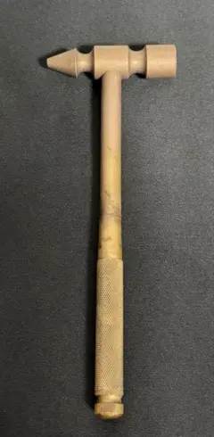 真鍮製ハンマー　カラクリハンマー　ミニハンマーミニ金槌　小型　ドライバー