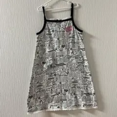まとめ推奨 メゾピアノ 平成レトロ 総柄 キャミワンピ 130