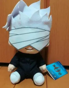 呪術廻戦0★五条悟★ぬいぐるみ　缶バッジ　2点セット