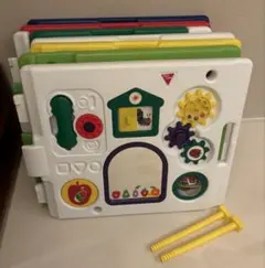 おまけパネル付き　はらぺこあおむしミュージカルキッズランドDXベビーサークル7枚