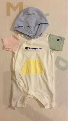 SHIPS 半袖ロンパース 70 チャンピオン