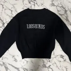 GYDA クロップドニット 黒