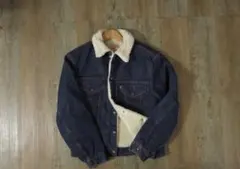 Vintage Levis デニムボアジャケット 70'S 70605 濃紺