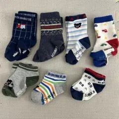 DOUBLE.B ミキハウス ベビー靴下 7足セット