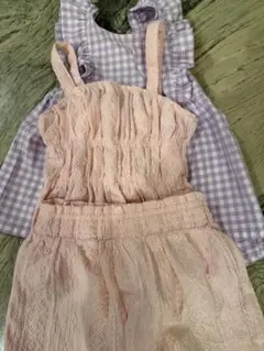 新品未使用carter's 女の子セットアップ 2点セット5T & 6/6X