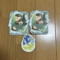 忍たま乱太郎 トラベルステッカーコレクション 中在家長次 山田利吉 小松田秀作