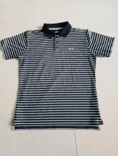 最終価格　Under Armour ストライプ 半袖ポロシャツ 【M】 ロゴ刺繍