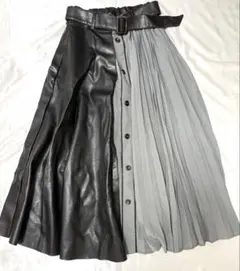 ロングスカート レザー